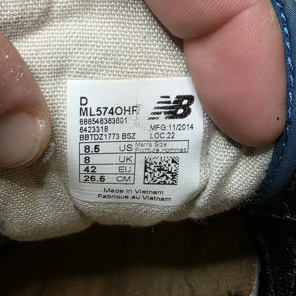 New Balance 574 Botanical Garden Edition Size Mens 8.5